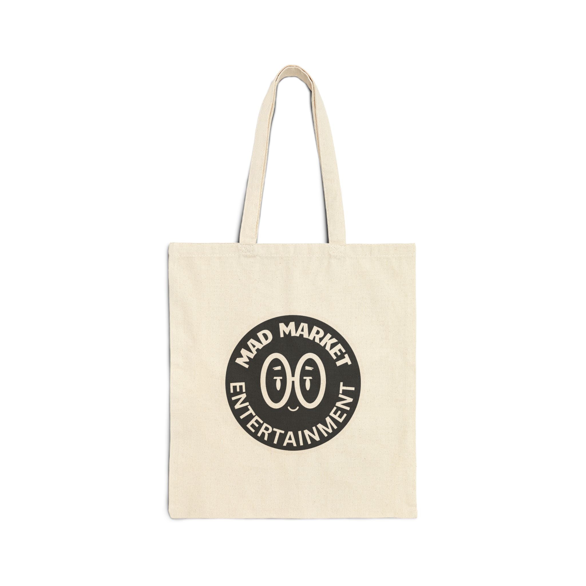 Canvas Tote Bag — Mad Market Illustration, Afro Puffs Graphic Canvas Tote Bag